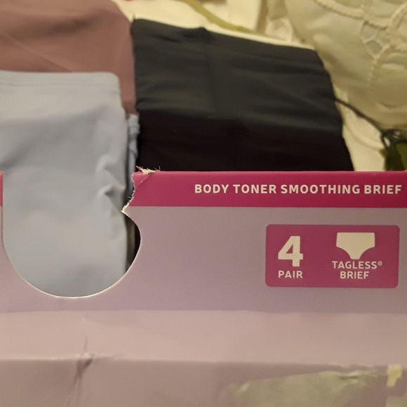 NEW, HANES PREMIUM BOBY TONER SMOOTHING BRIEFS 6M - Picture 6 of 8
